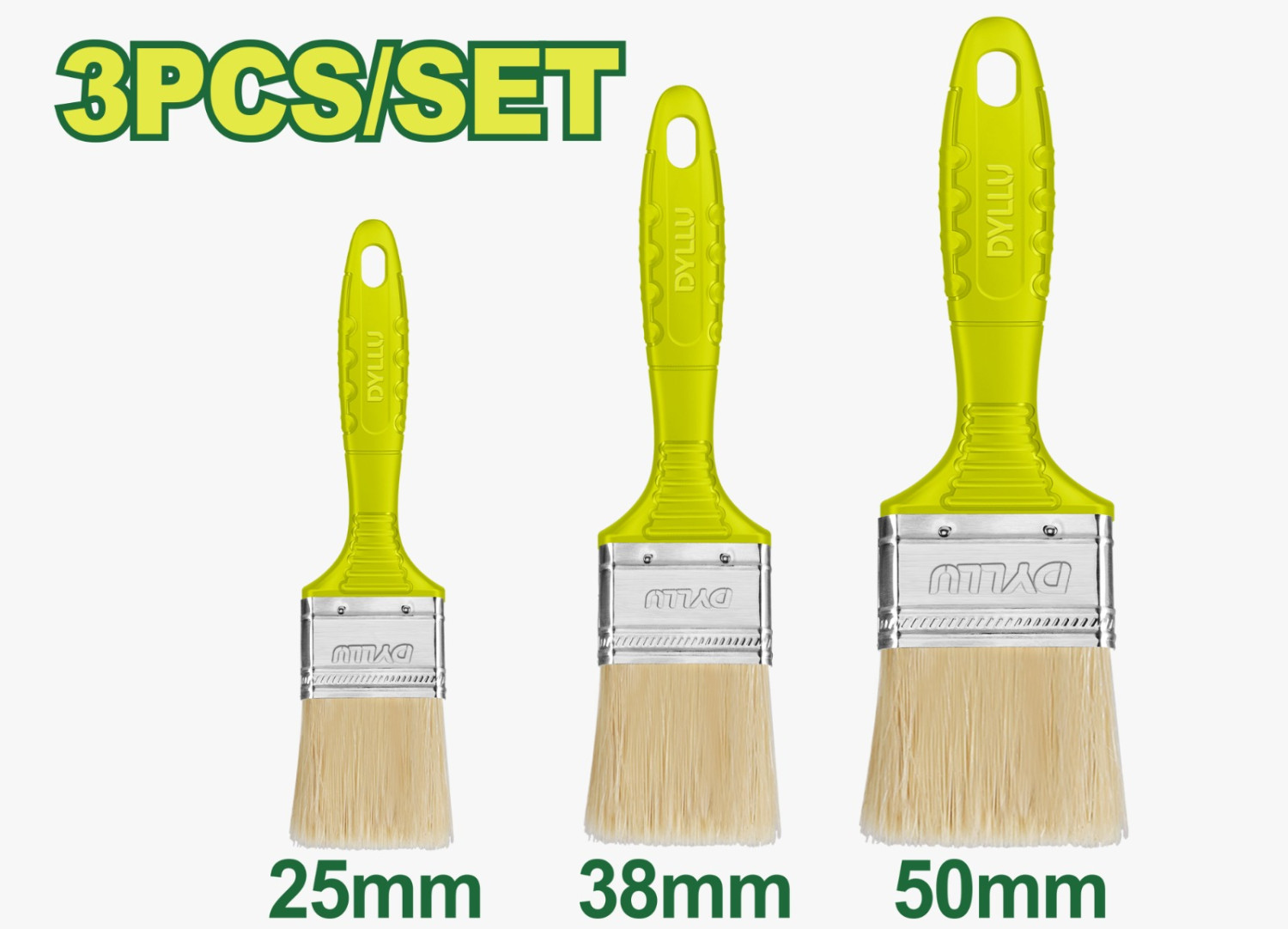 3 Pcs paint brush set